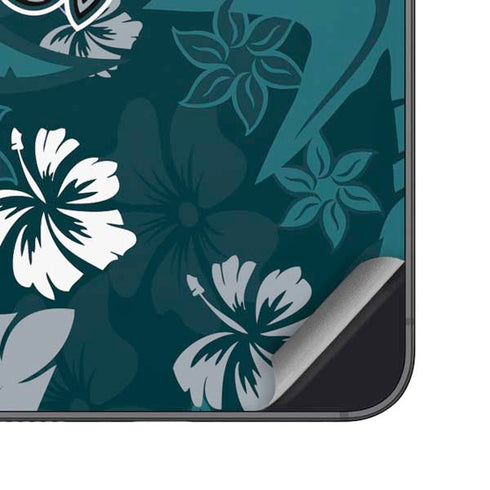 NFL Philadelphia Eagles Tropical Print Galaxy S25 Skin